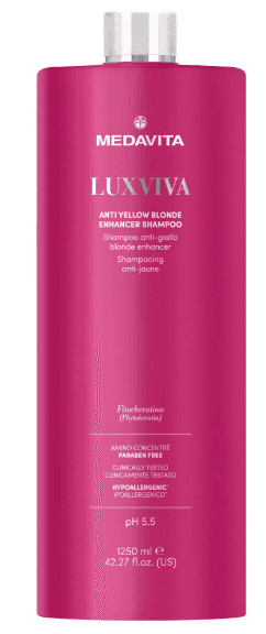 Шампунь анти-жовтий для фарбованого волосся / Medavita LUXVIVA