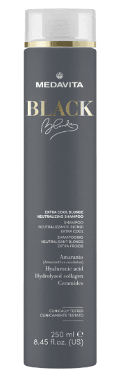 Нейтралізувальний шампунь для волосся Блек блонді / Medavita EXTRA COOL BLONDE