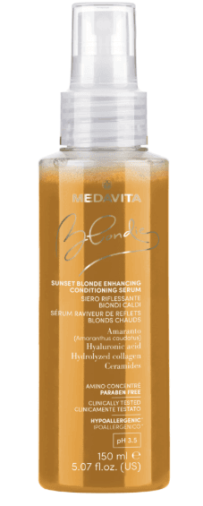 Сироватка-кондиціонер для теплих відтінків блонду / Medavita SUNSET BLONDE