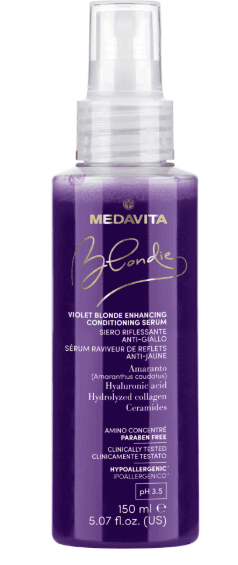 Сироватка-кондиціонер для перламутрових відтінків / Medavita VIOLET BLONDE