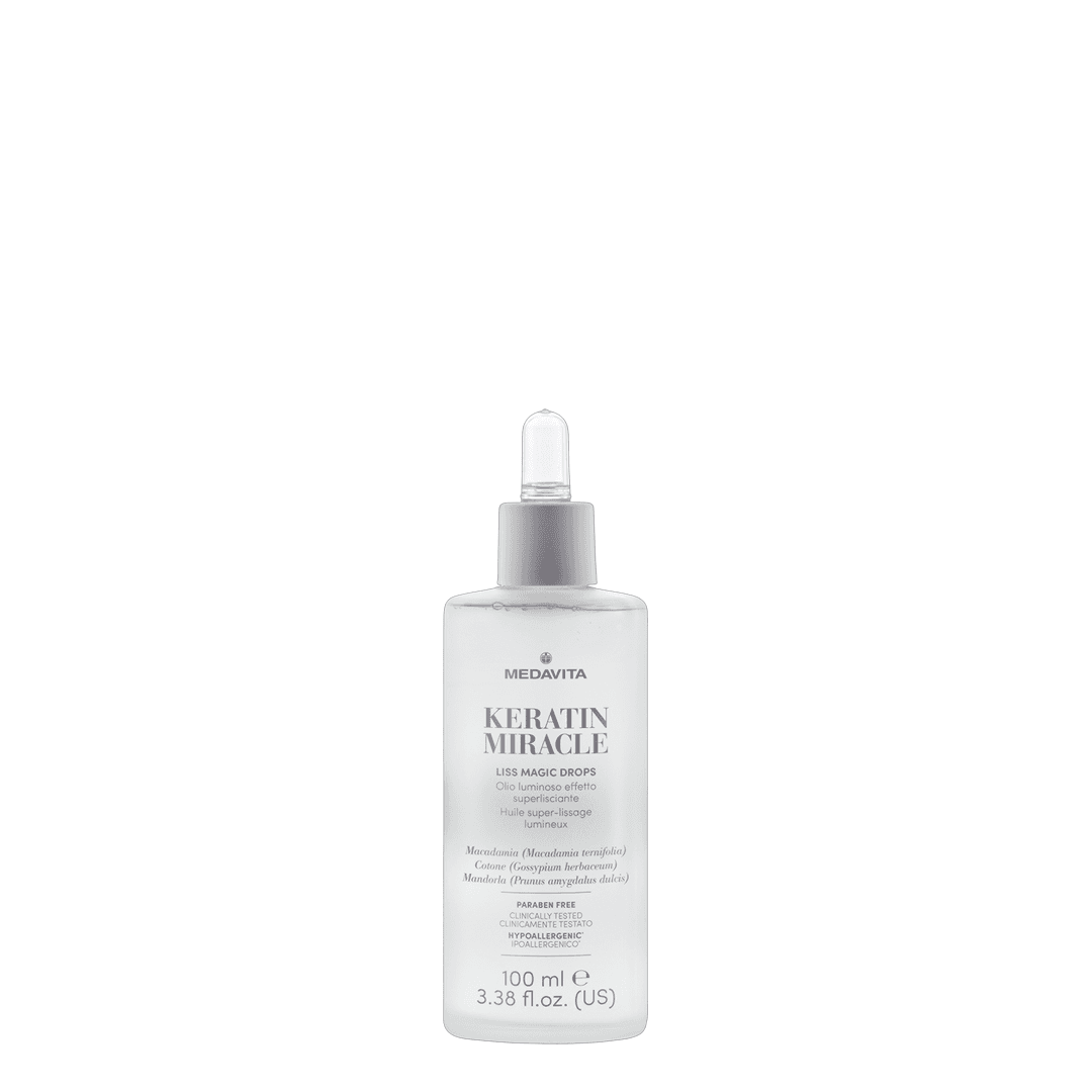 Розгладжувальні магічні краплі для волосся / Medavita KERATIN MIRACLE