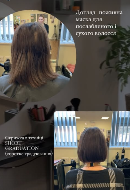 Трансформація волосся - поживна маска та стрижка